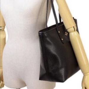 Coach Leather Crossgrain city zip tote